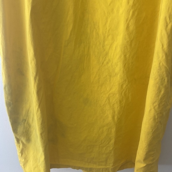 A.L.C. Walker Yellow Wrap Linen Blend Midi Dress - Picture 13 of 15